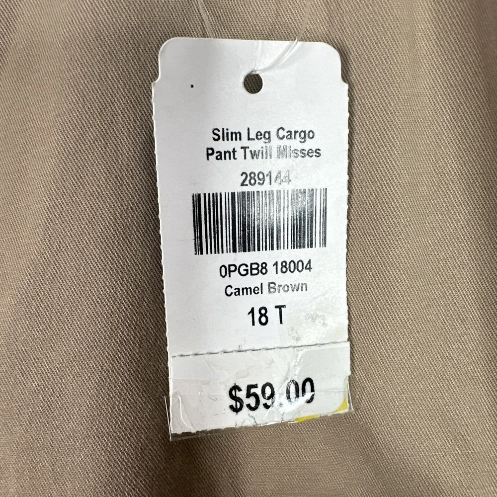 L.L. Bean Cargo Pants‎ Womens 18 Tall Khaki Utility Hiking Outdoor NWT